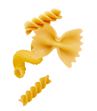 Pasta pieces